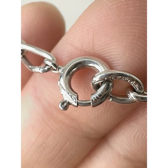 Vintage Sterling Silver Monaco Bell Eiffel Tower Charm Bracelet 7” - Picture 10 of 11